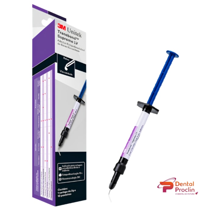 Adesivo Ortodôntico 3M™ Transbond™ Supreme™ LV - Solventum Validade: 01/26