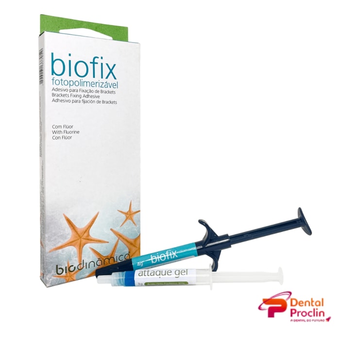 Adesivo Ortodôntico Biofix + Attaque Gel  - Biodinâmica