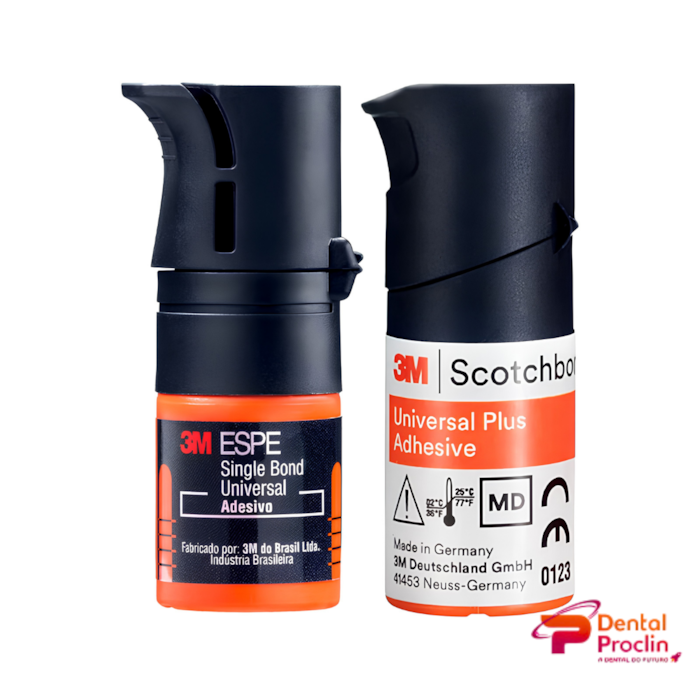 Adesivo Single Bond Universal 5ml + Adesivo Scotchbond Universal Plus 1,5ml  Kit - Solventum