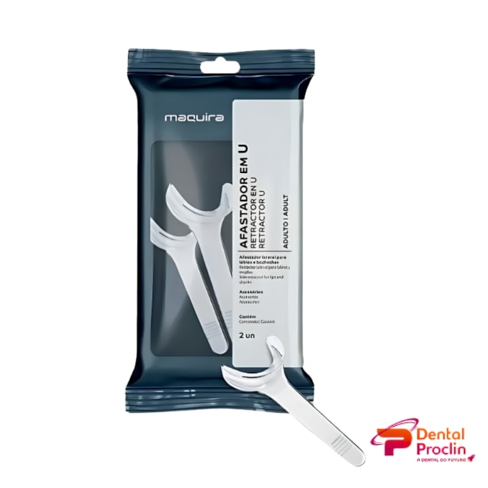 Afastador Labial Lateral Formato U - Maquira Validade: 08/26