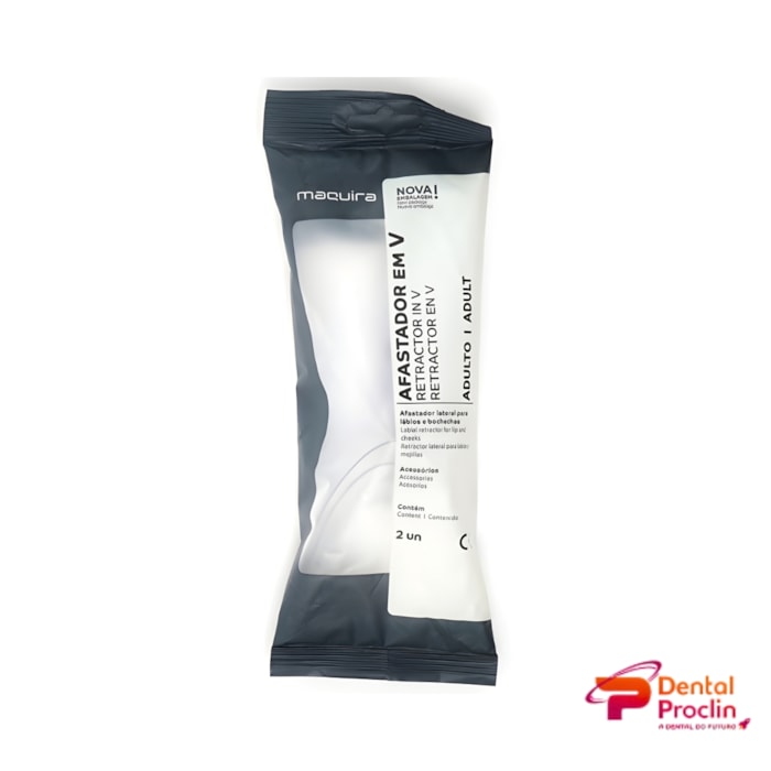 Afastador Labial Lateral Formato "V" - Maquira