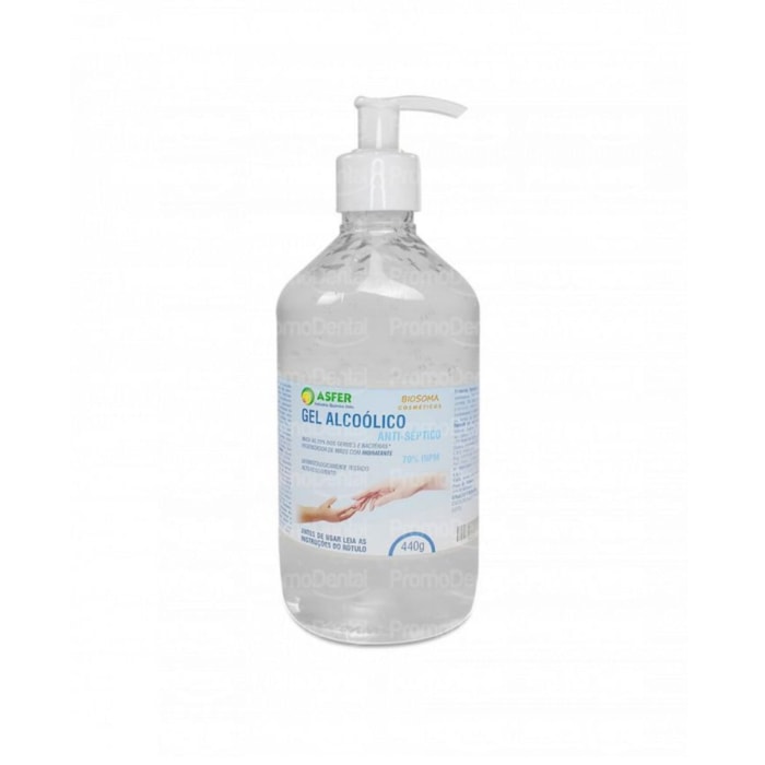 Álcool Gel 70% Antisséptico 440g - Asfer