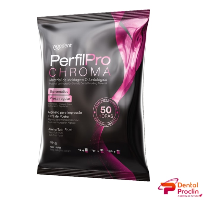 Alginato Perfil Pro Chroma Regular 454g - Vigodent Validade: 03/27