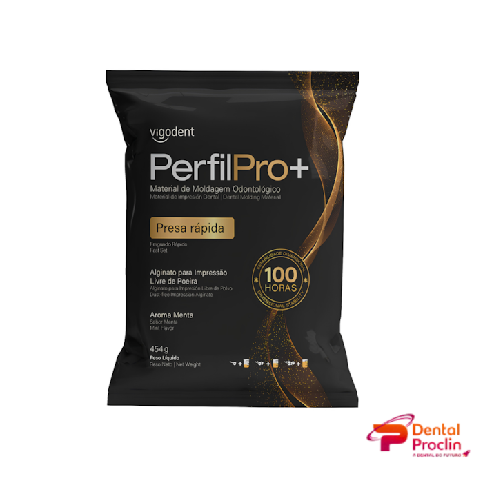 Alginato Perfil Pro Plus Tipo I Fast Set 454g - Vigodent Validade: 12/26
