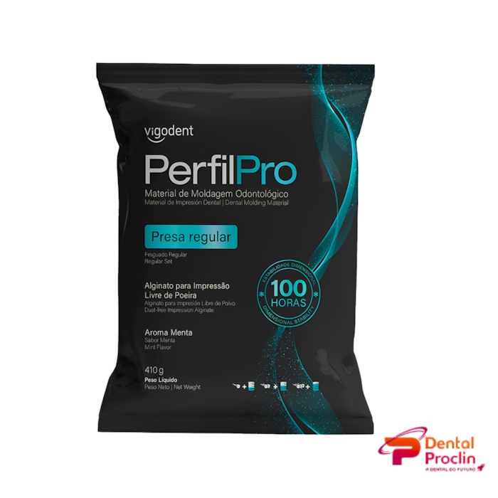 Alginato Perfil Pro Tipo II Regular Set 410g - Vigodent Validade: 01/27