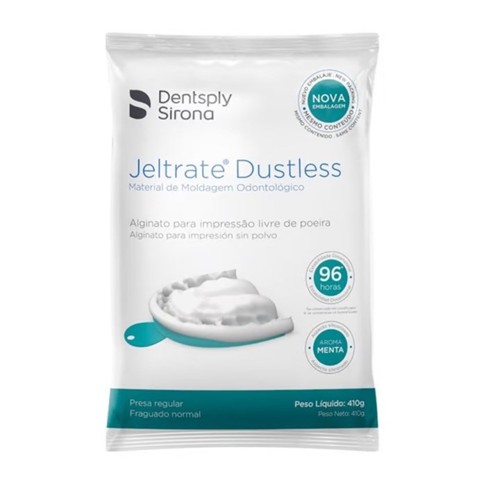 Alginato Tipo II Jeltrate Dustless - Dentsply  Validade: 08/24