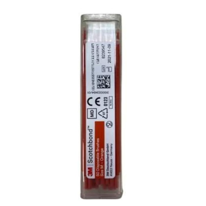 Aplicador 3M™ Scotchbond™ Brushes Regular Laranja - Solventum