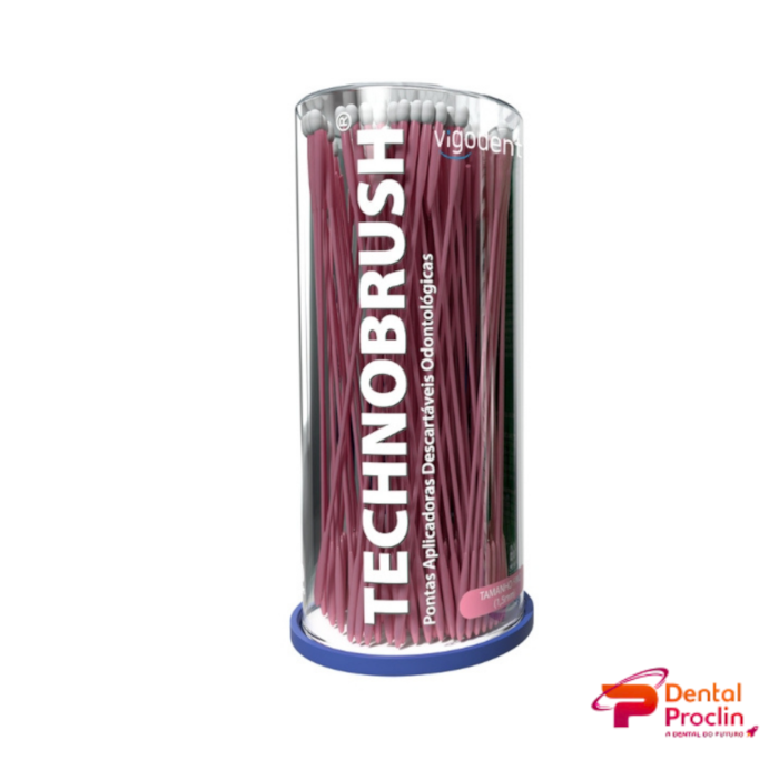 Aplicador Technobrush com 100 Unidades - Vigodent
