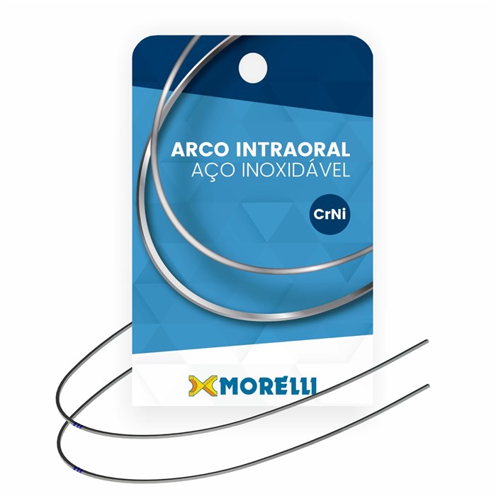 Arco Intraoral Superior CrNi Retangular - Morelli