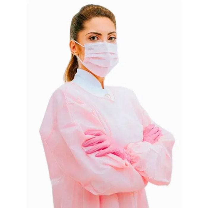 Avental TNT Manga Longa 40G - SP Protection