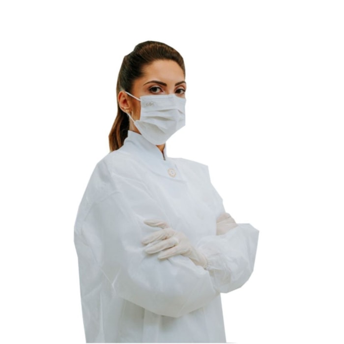 Avental TNT Manga Longa 40G - SP Protection Validade: 06/25