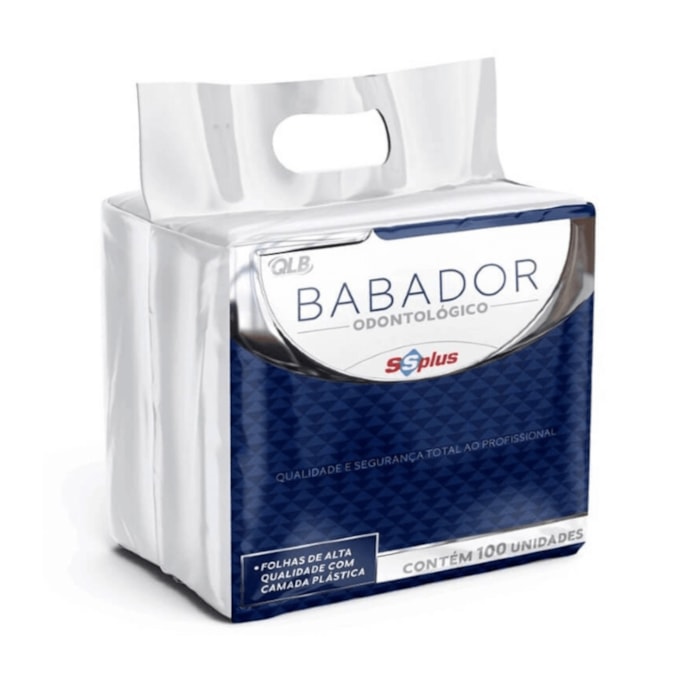 Babador Descartável Branco - SSPlus