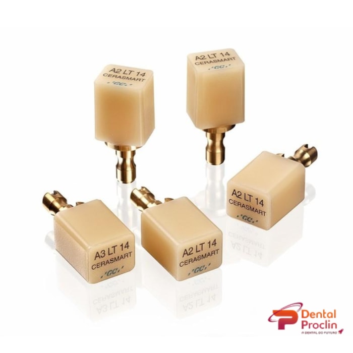 Bloco de Ceramica CAD/CAM Cerasmart 14L for Cerec - GC