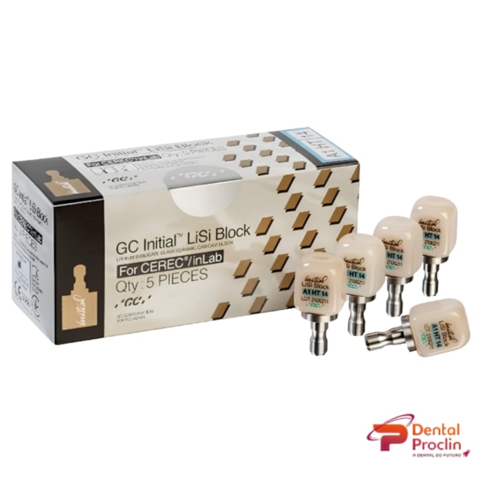 Bloco de Ceramica CAD/CAM Lisi Block 14 for Cerec - GC
