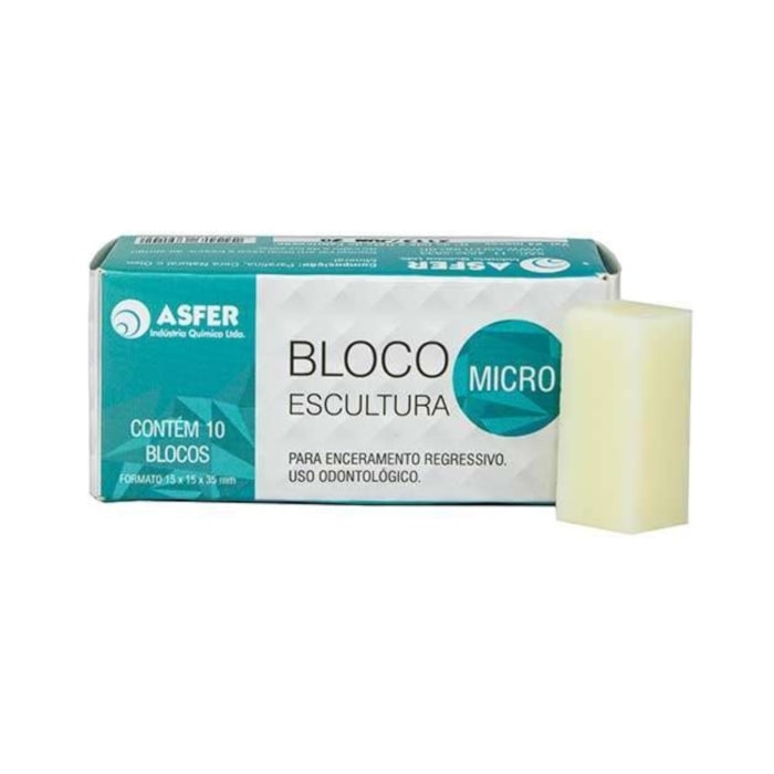 Bloco para Escultura Micro com 10 Blocos - Asfer