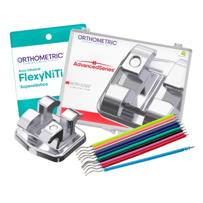 Bráquete de Aço Advanced Roth 022 - Orthometric