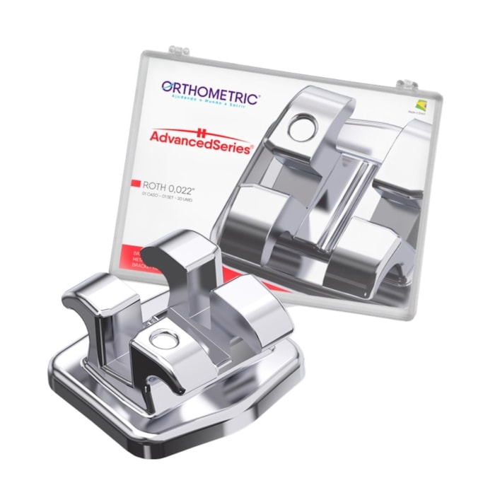 Bráquete de Aço Advanced Series Roth 022 - Orthometric
