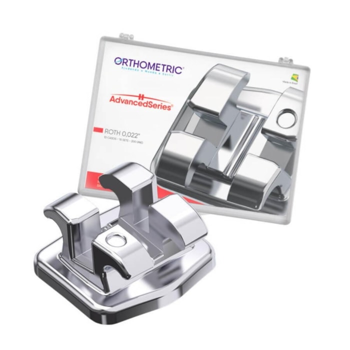 Bráquete de Aço Advanced Series Roth 022 - Orthometric