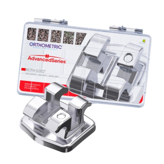 Bráquete de Aço Advanced Series Roth 022 - Orthometric