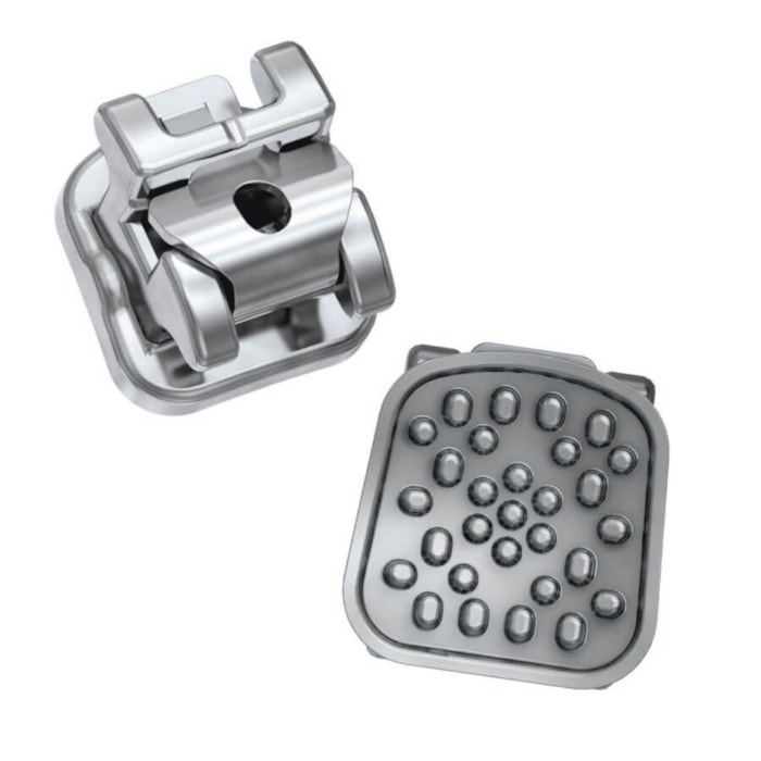 Bráquete de Aço Autoligado U-Clip Roth 022 Kit - Orthometric