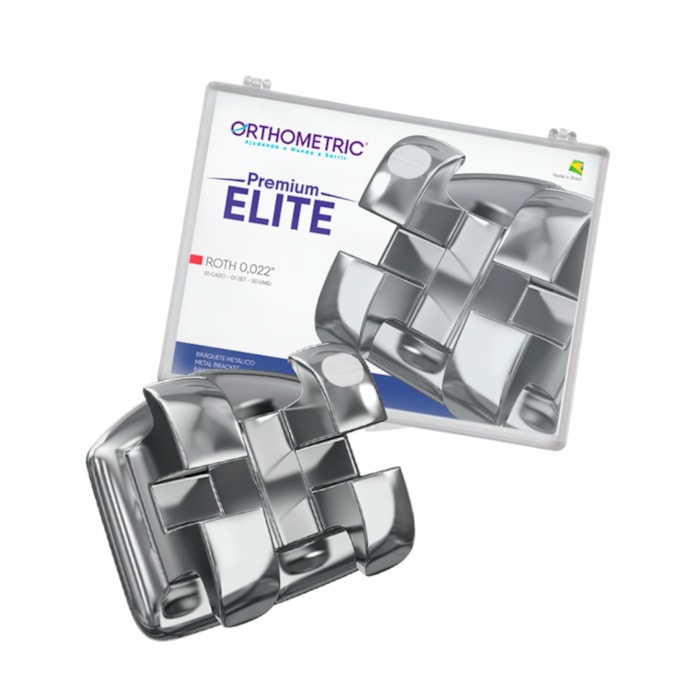 Braquete Metálico Premium Elite MBT 022 - Orthometric