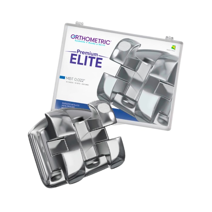 Braquete Metálico Premium Elite MTB 022 - Orthometric