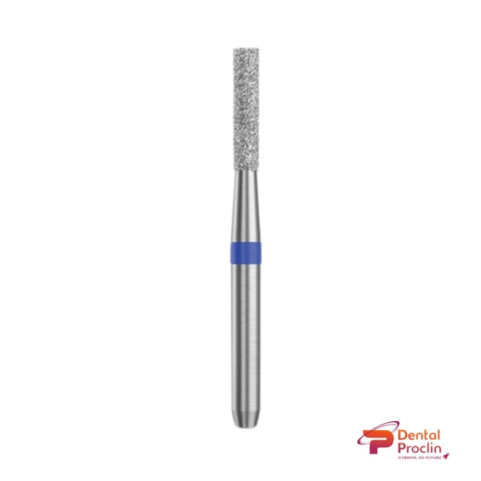 Broca Diamantada FG Cilíndrica Extremidade Plana - Microdont