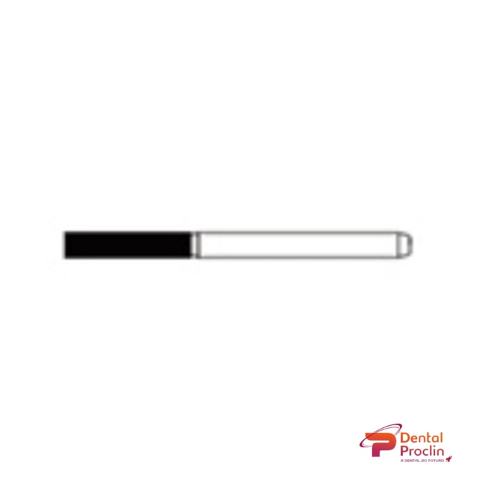 Broca Diamantada FG Cilíndrica Extremidade Plana - Microdont