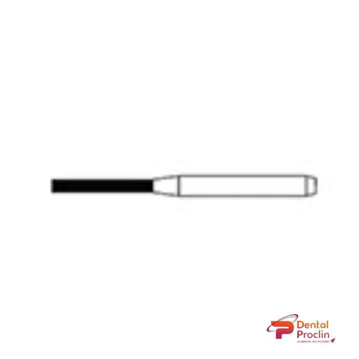 Broca Diamantada FG Cilíndrica Extremidade Plana - Microdont