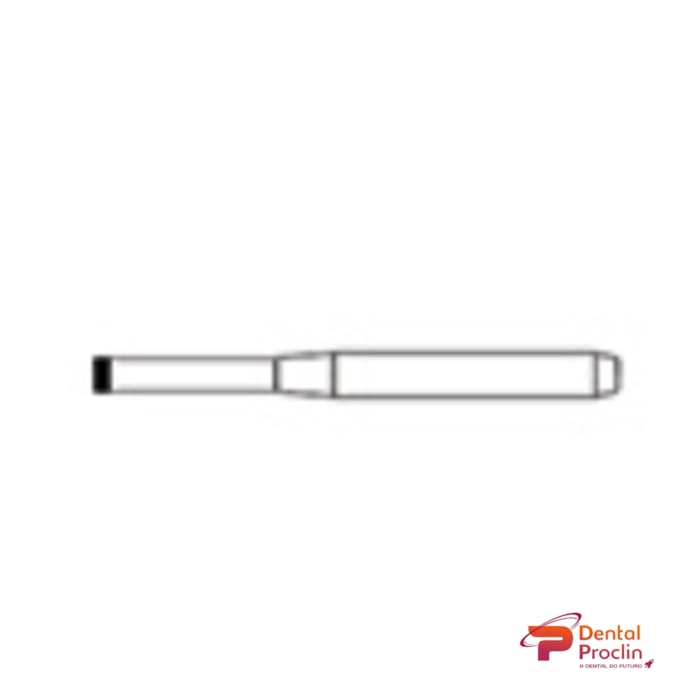 Broca Diamantada FG Cilíndrica Extremidade Plana - Microdont