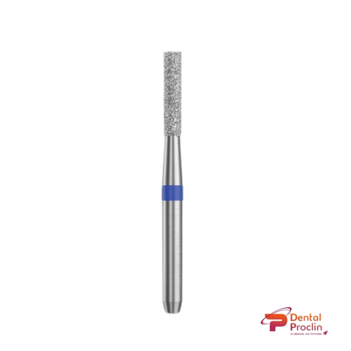 Broca Diamantada FG Cilíndrica Extremidade Plana - Microdont