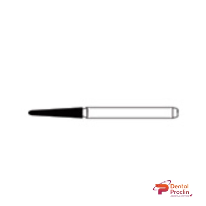 Broca Diamantada FG Cônica Extremidade Arredondada - Microdont