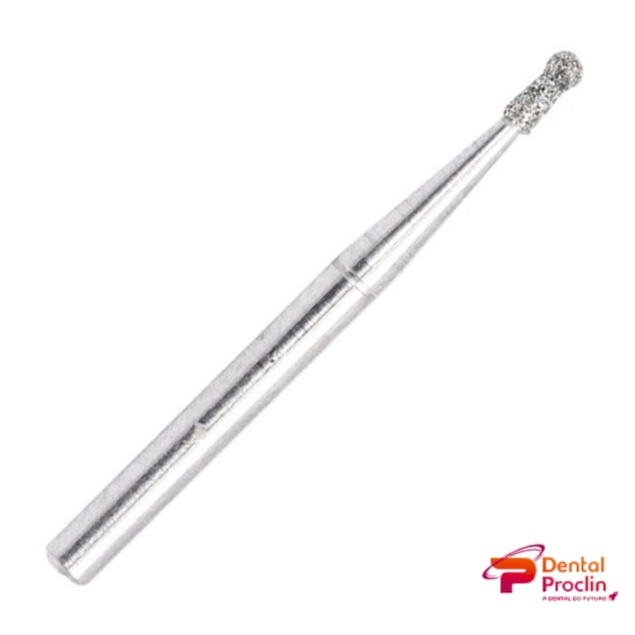 Broca Diamantada FG Esférica Com Collar - Microdont