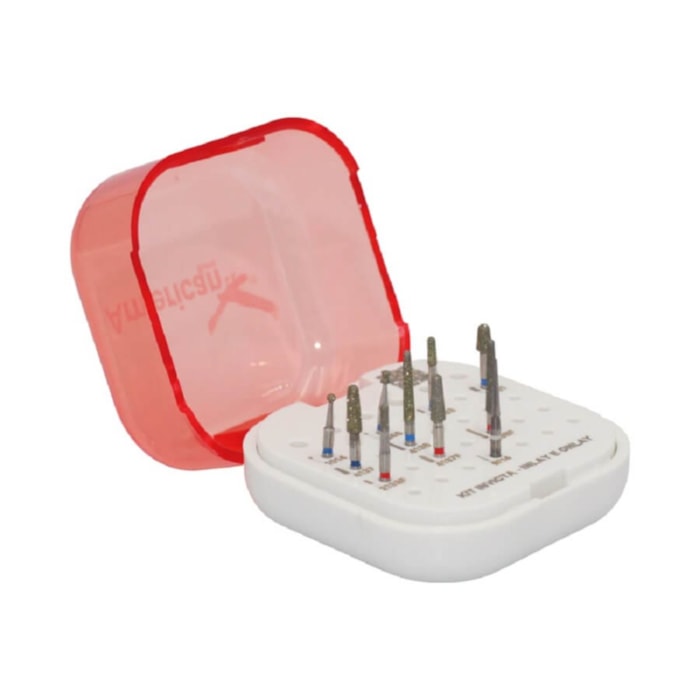 Brocas Diamantadas e Multilaminadas Inlay e Onlay Kit Invicta - American Burrs