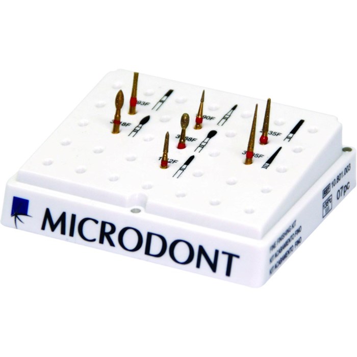 Brocas Diamantadas Para Acabamento Fino Kit - Microdont