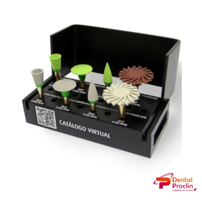 Brocas para Polimento e Brilho 2037 Dr Jose Arbex Kit - Jota