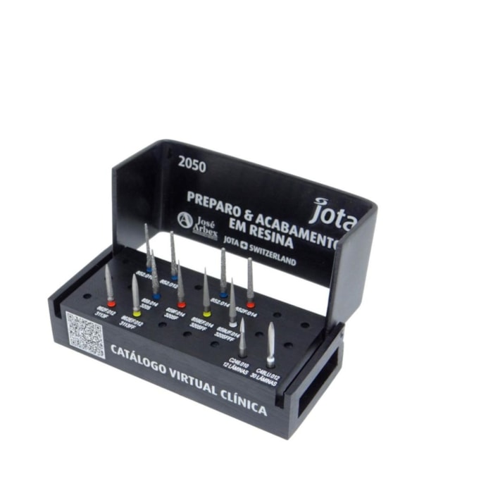 Brocas para Preparacao e Acabamento em Resina 2050 By Dr Jose Arbex Kit - Jota