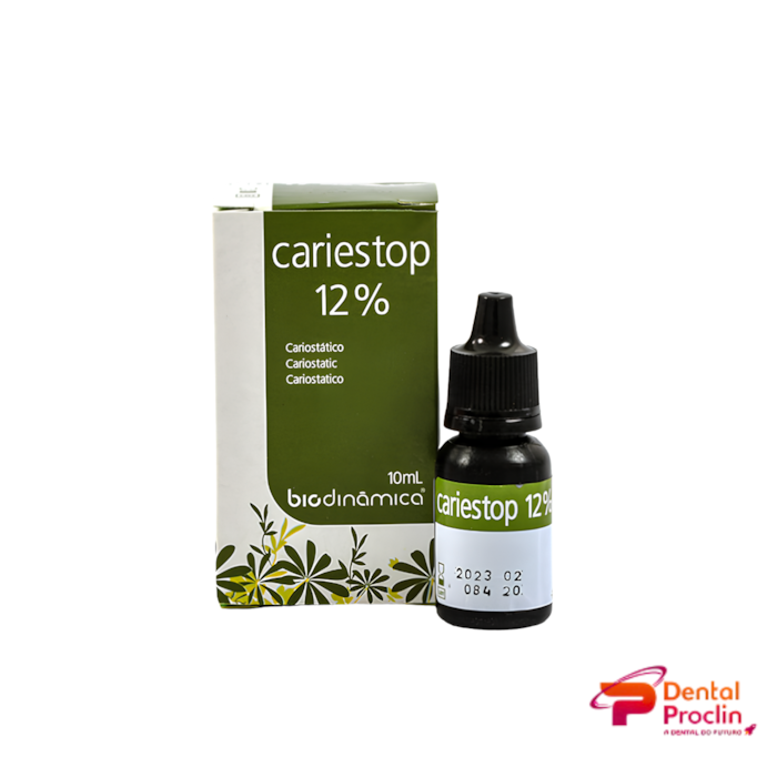 Cariostático Cariestop 12% - Biodinâmica Validade: 01/27