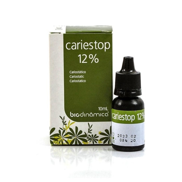 Cariostático Cariestop 12% - Biodinâmica Validade: 01/27