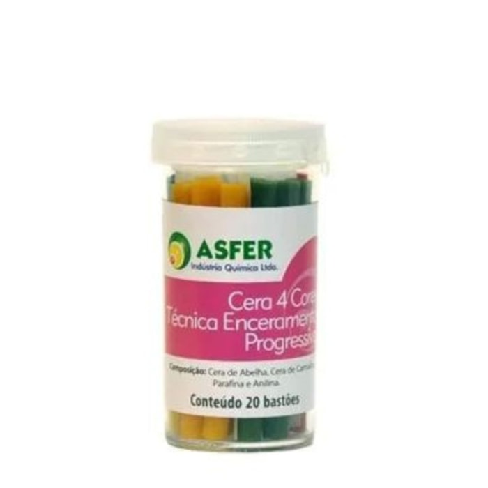 Cera Bastão 4 Cores - Asfer Validade: 12/26
