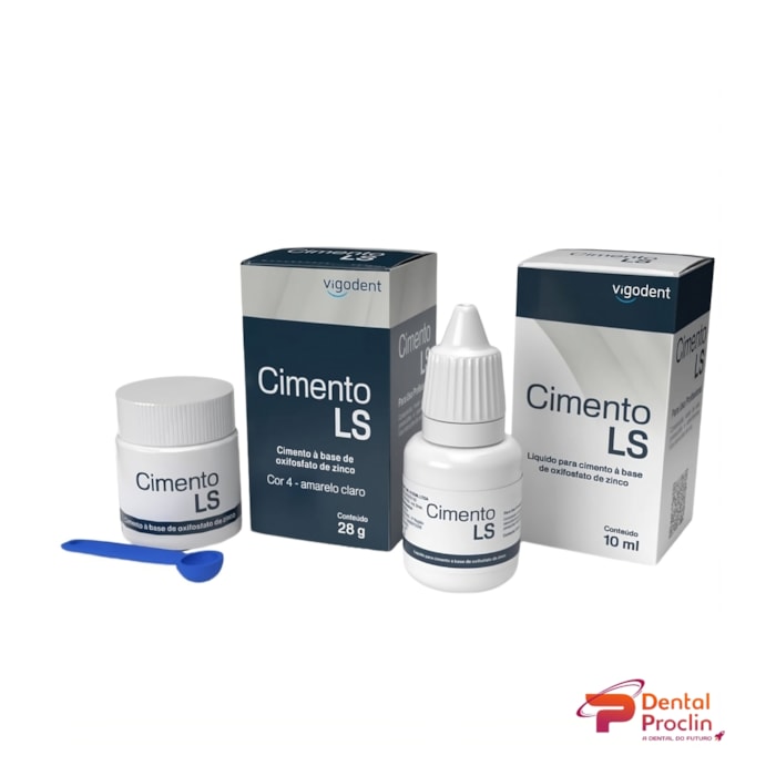 Cimento de Zinco Conjunto Ls - Vigodent