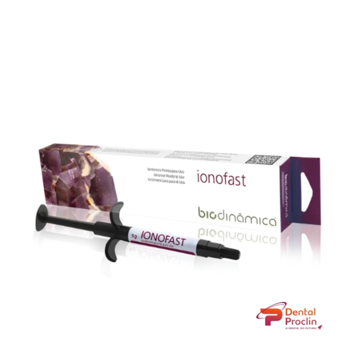 Cimento Ionômero de Vidro Forrador Ionofast - Biodinâmica  Validade: 06/26