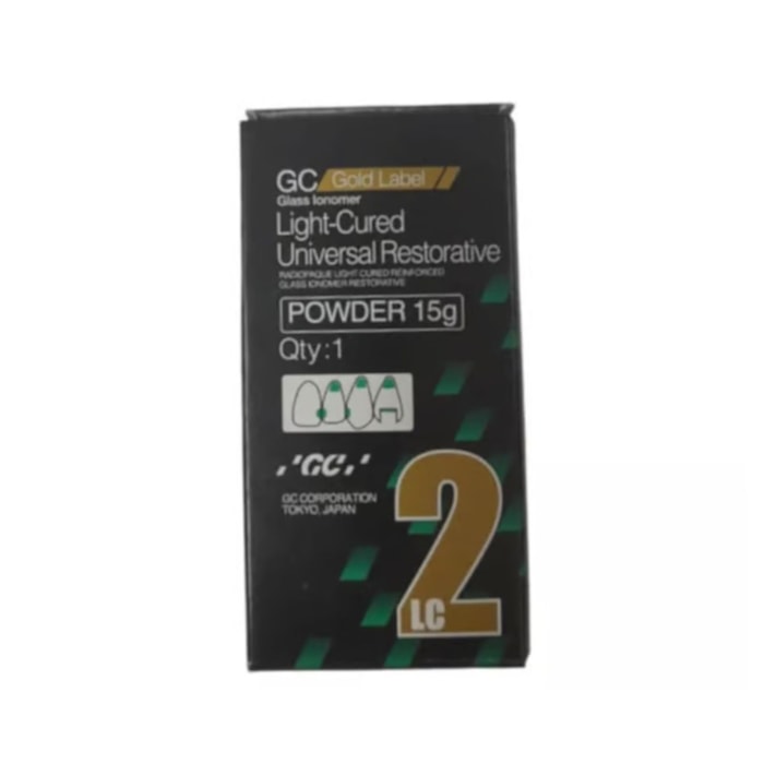 Cimento Ionomero de Vidro Gold Label 2 LC 15g- GC America Validade: 06/24