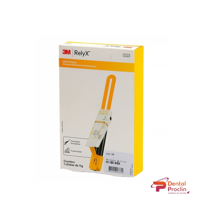 Cimento Resinoso 3M™ Dual RelyX™ U200 Clicker - Solventum Validade: 05/27