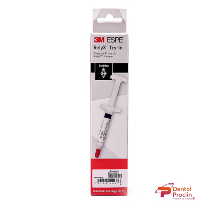 Cimento Resinoso 3M™ RelyX™ Veneer Try-In - Solventum Validade: 03/27