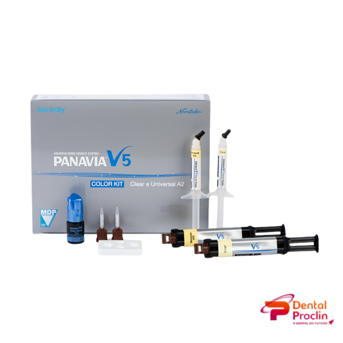 Cimento Resinoso Panavia V5 Color Kit (Cor Clear e A2) - Kuraray