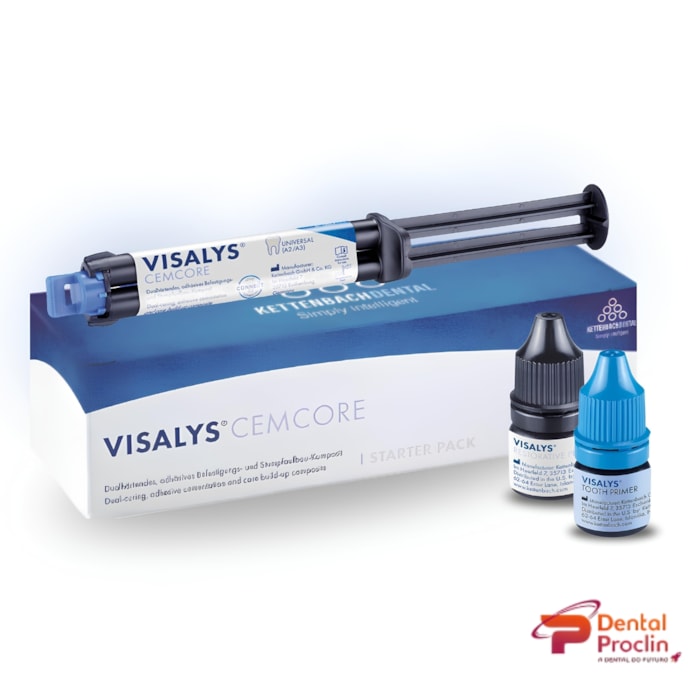 Cimento Resinoso Visalys CemCore Starter Pack - Kettenbach