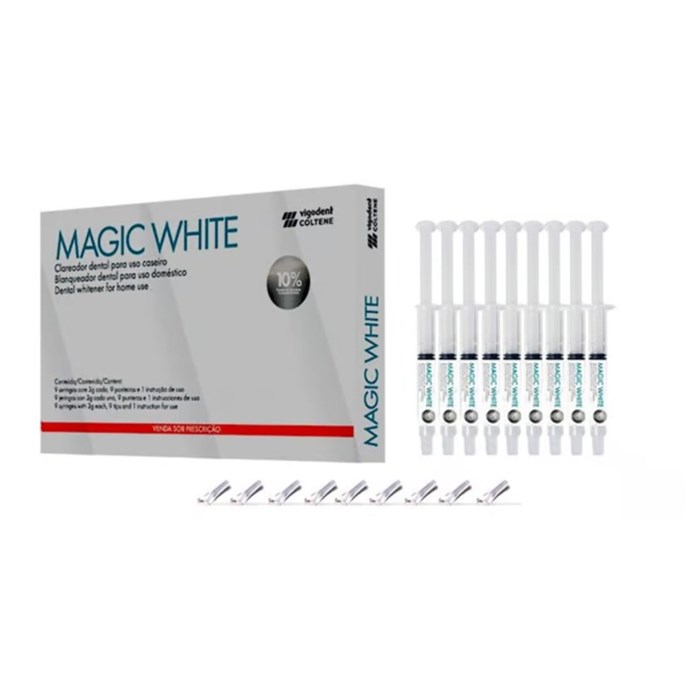 Clareador Magic White Kit  Conc: 16% - Vigodent  Validade: 08/24