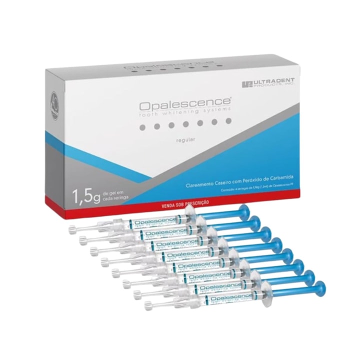 Clareador Opalescence PF Regular Kit com 12 Unidades - Ultradent Validade: 09/25