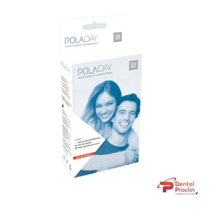 Clareador Pola Day Kit com 9 Seringas - SDI   Validade: 12/25
